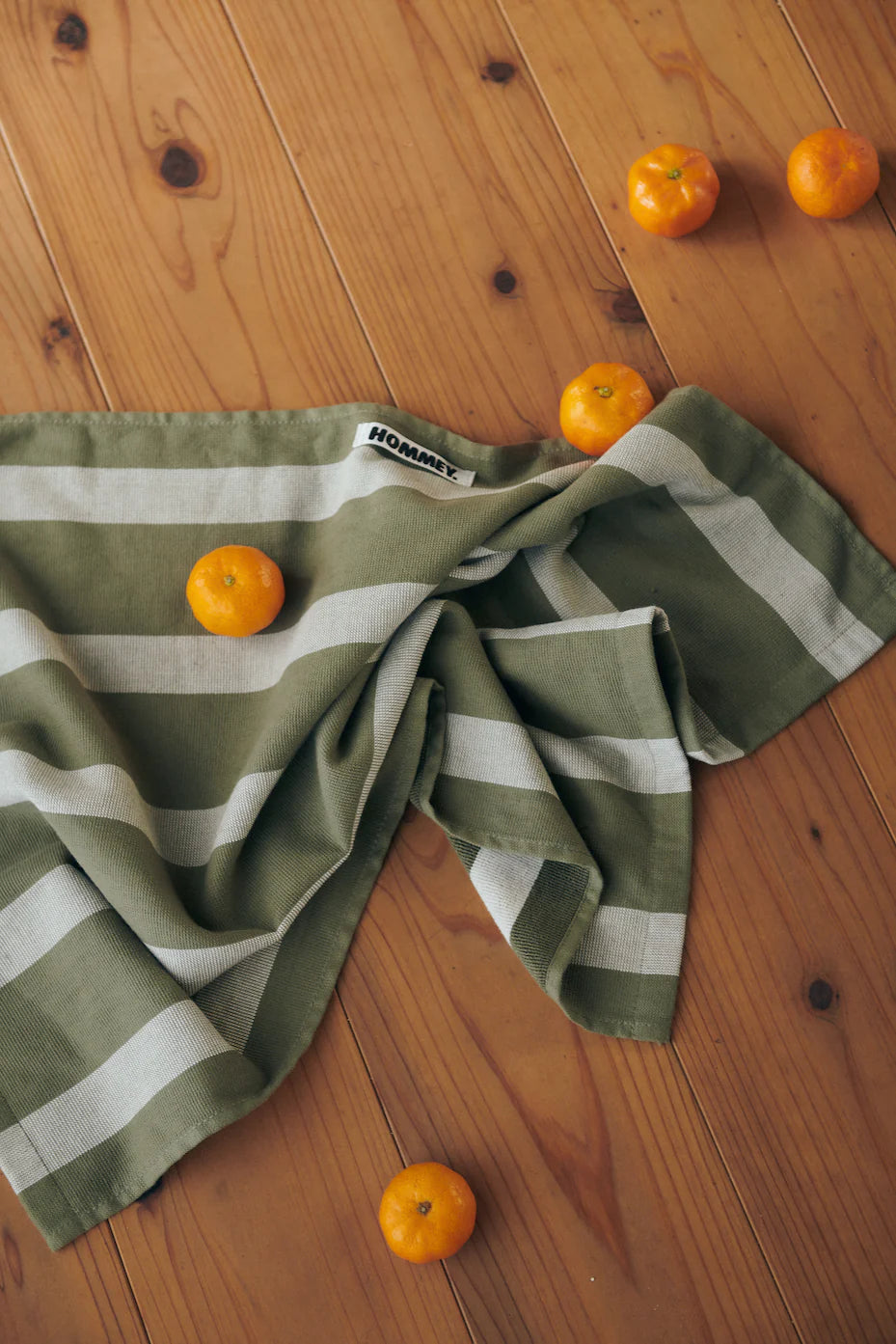 Tea Towel Matcha Stripes | Hommey