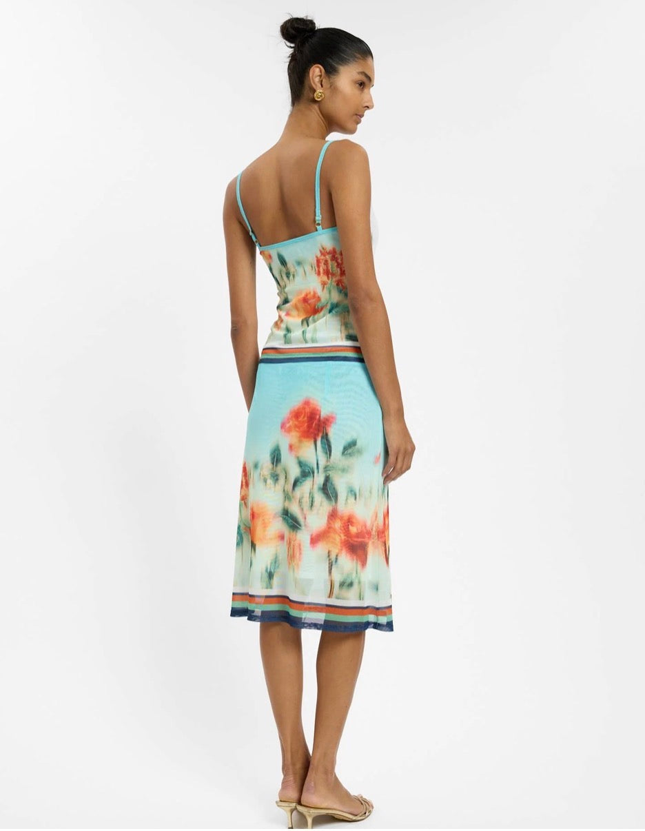 Midi Skirt Baby Blue | With Harper Lu