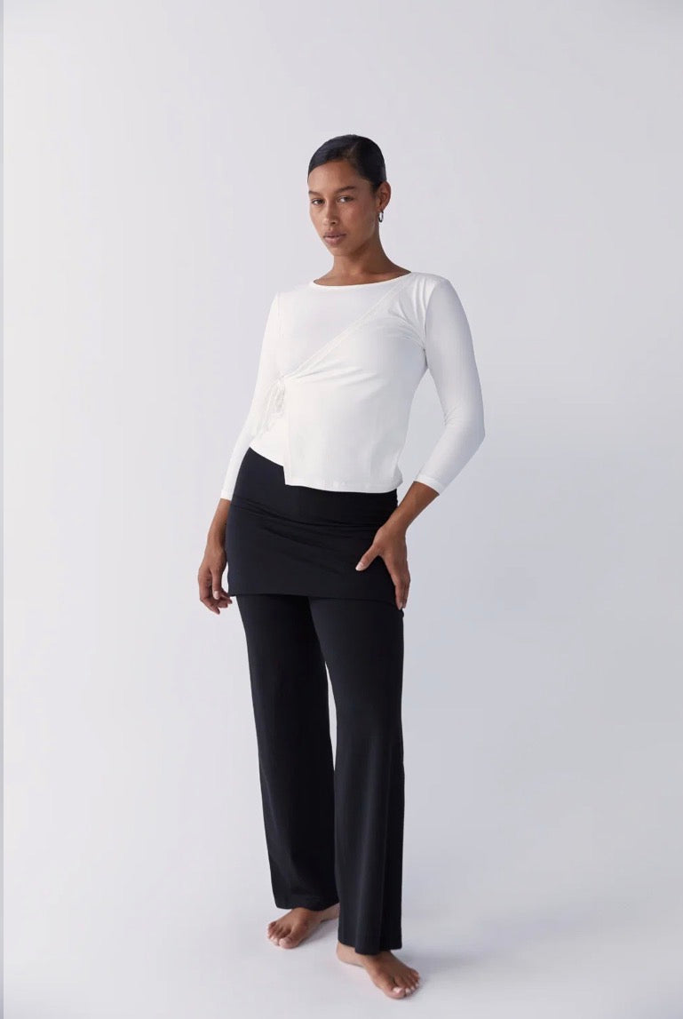 Hira Wrap Top - White | Pinky & Kamal