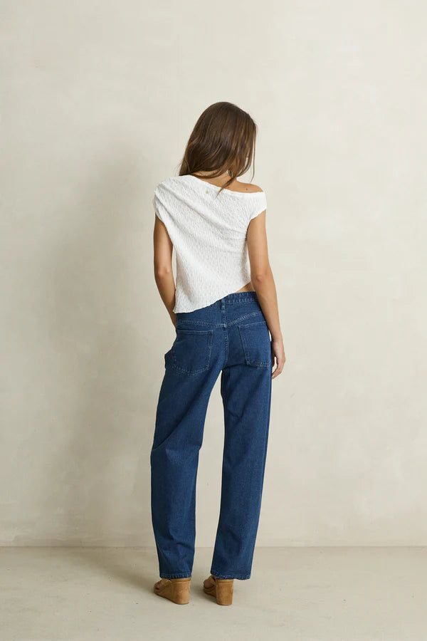 Maya Lace Asymmetric Top | Rhythm