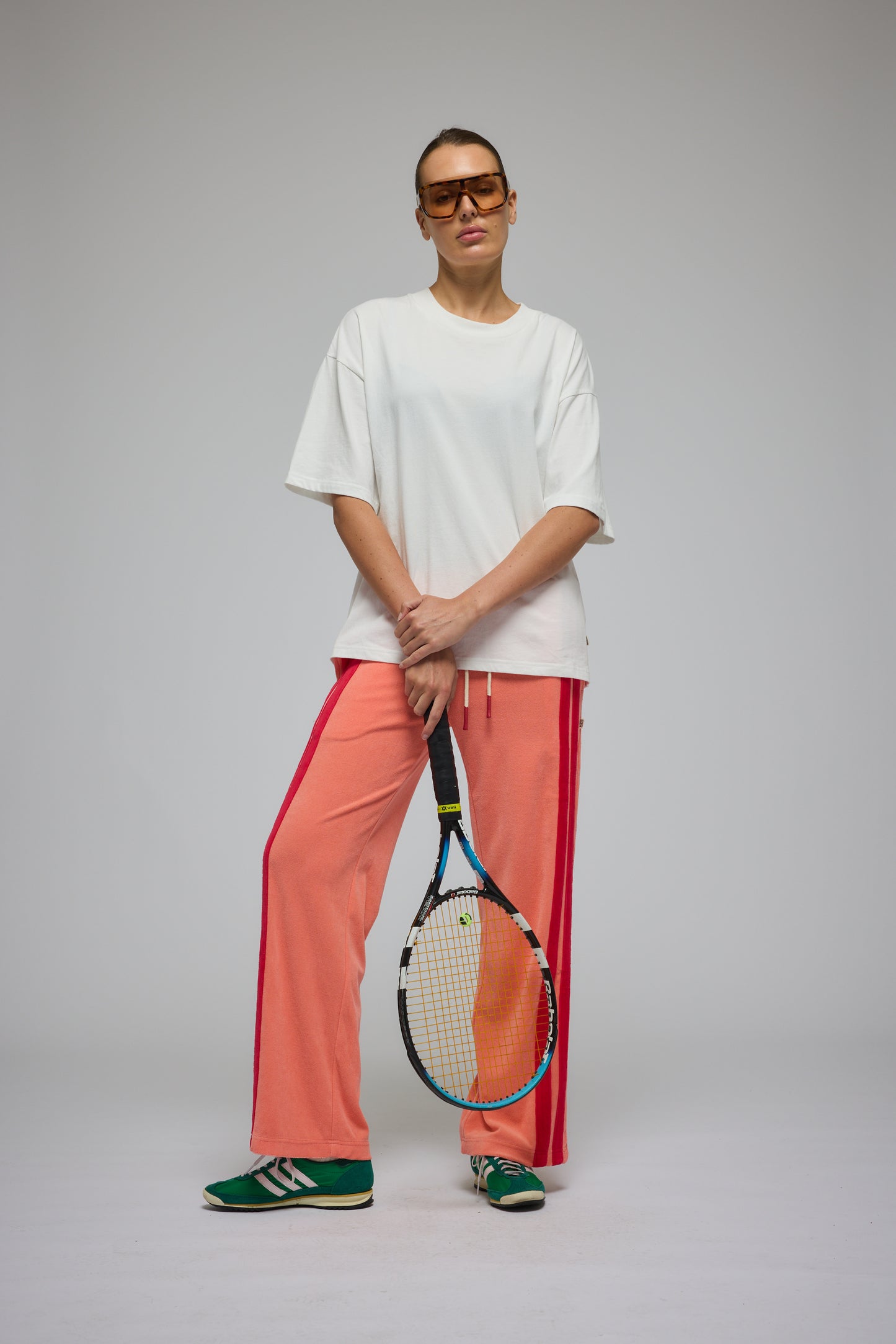 Santorini Oversized Tee - Warm White | Araminta James