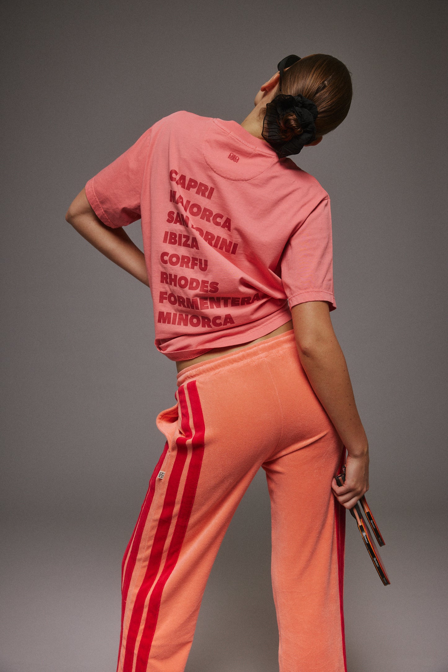 Cin Cin Tee - Bougainvillea Pink | Araminta James