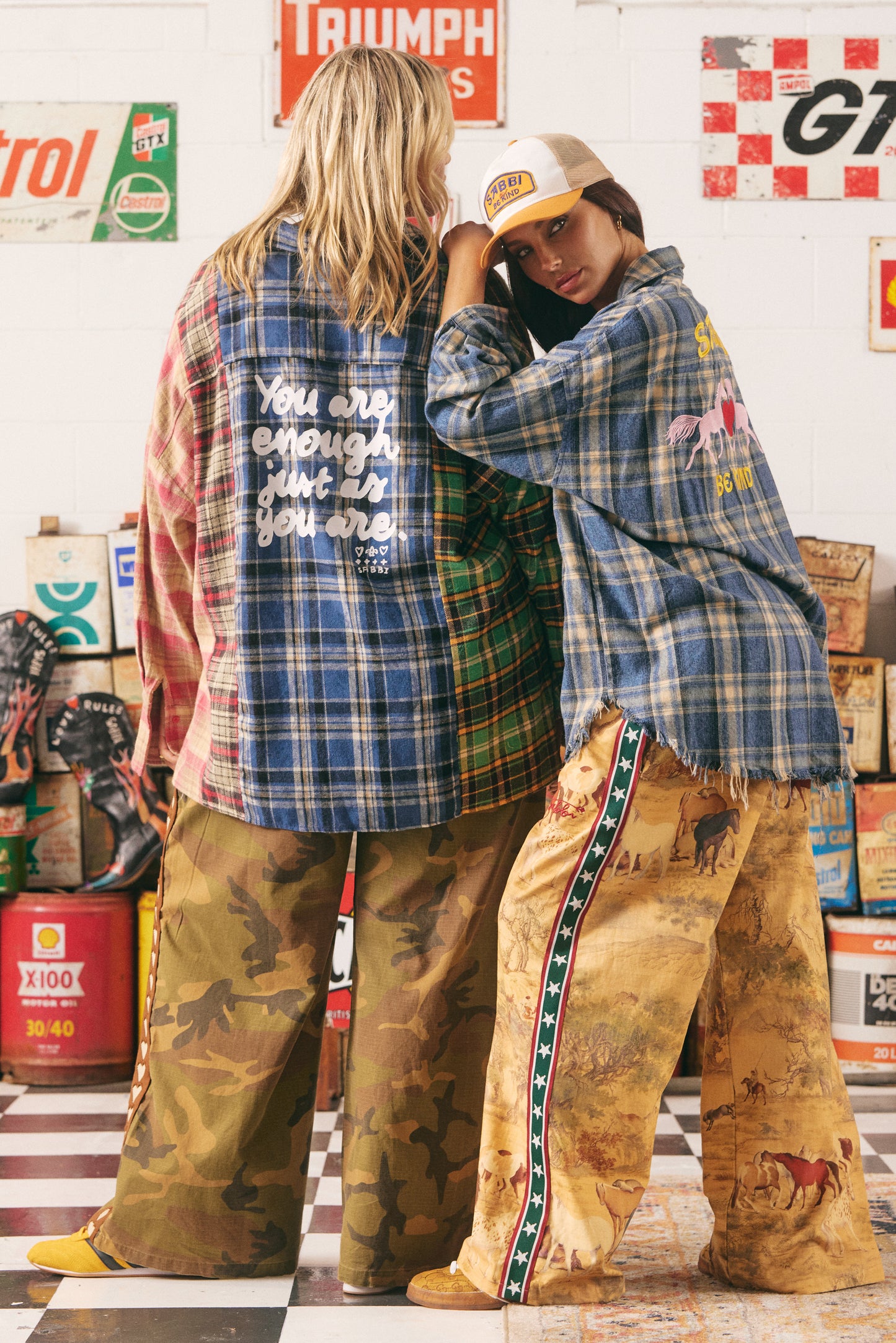 YOU ARE ENOUGH FLANNEL SHIRT | Sabbi The Store