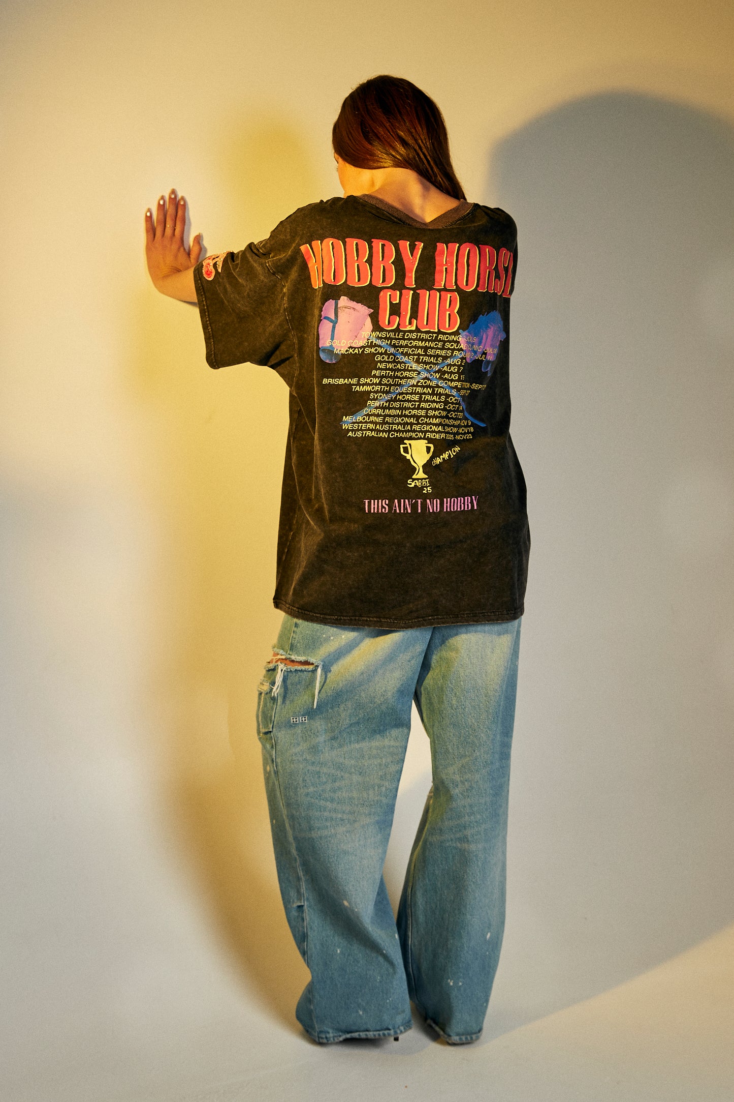 THE SHOW PONY BLING TEE - BLACK l Sabbi