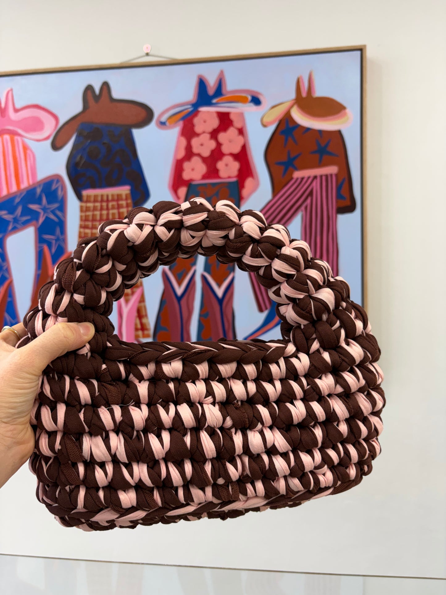 The Lys Mini - Choc & Baby Pink | ByMoja