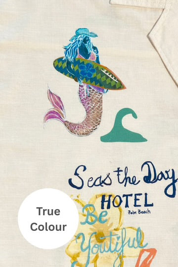 The Patron Shirt - Seas The Day - Cream | Sabbi