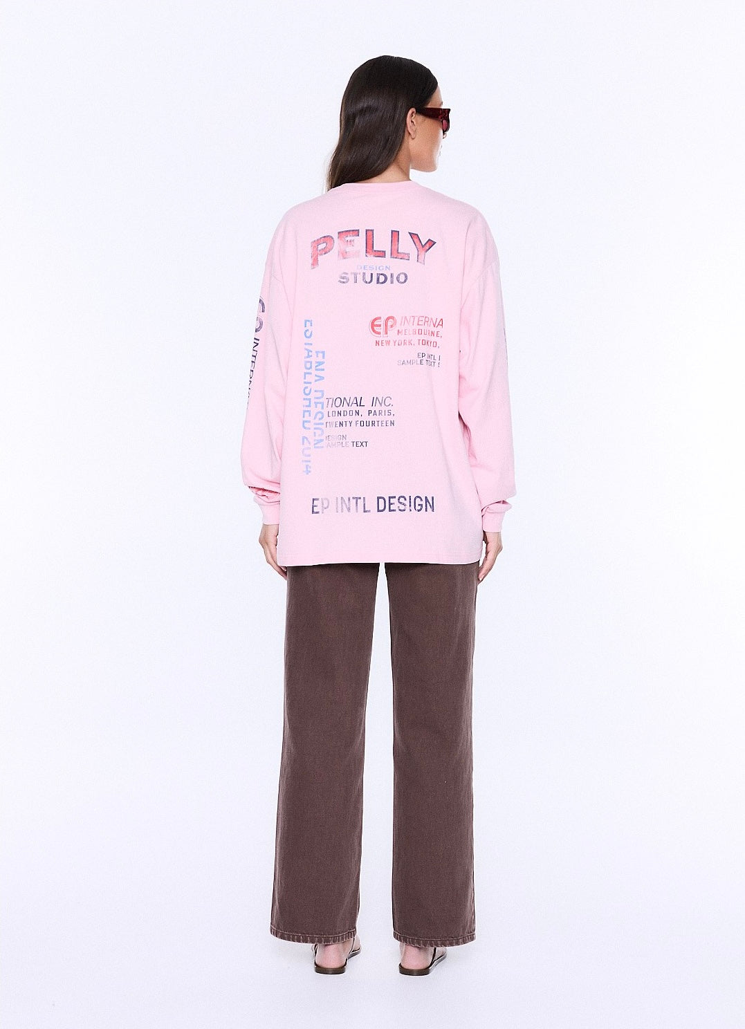 Hailey Long Sleeve Cuffed Tee | Ena Pelly