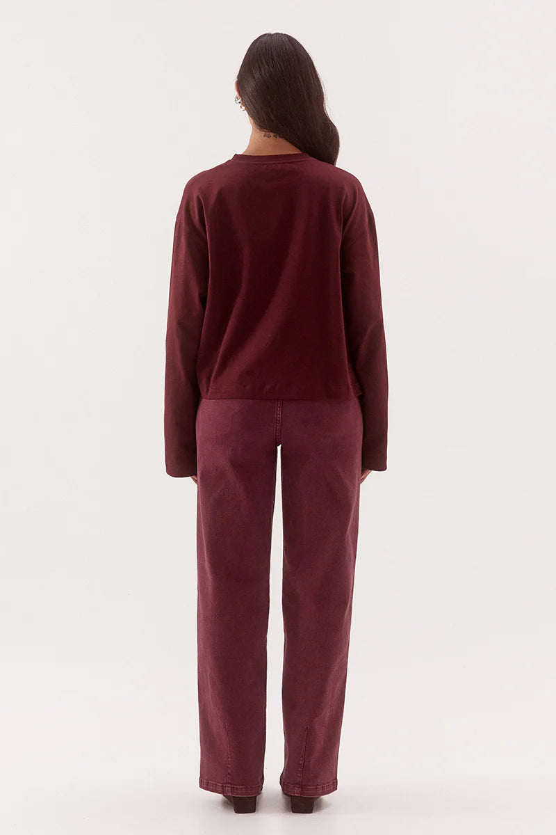 Izel Longsleeve - Vino | Sovere