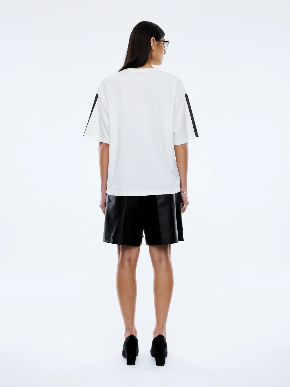 Racing Pelly Swoop Tee - Vintage White | Ena Pelly