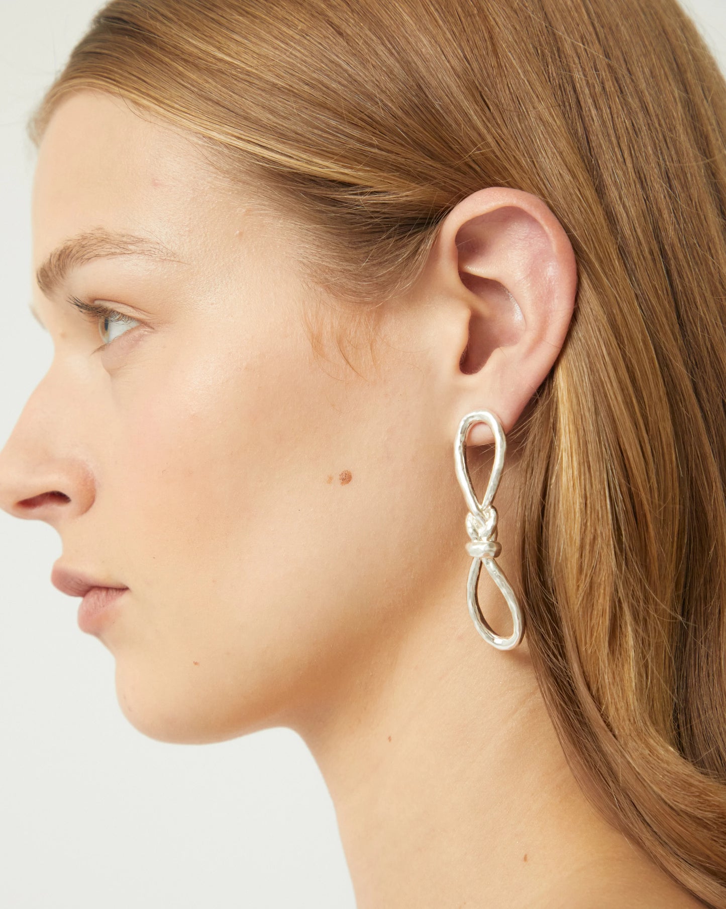 Knotted Earrings - Silver | Brie Leon