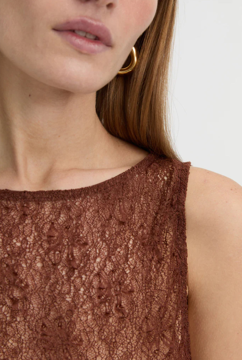 Riven Tank Brown | Blanca