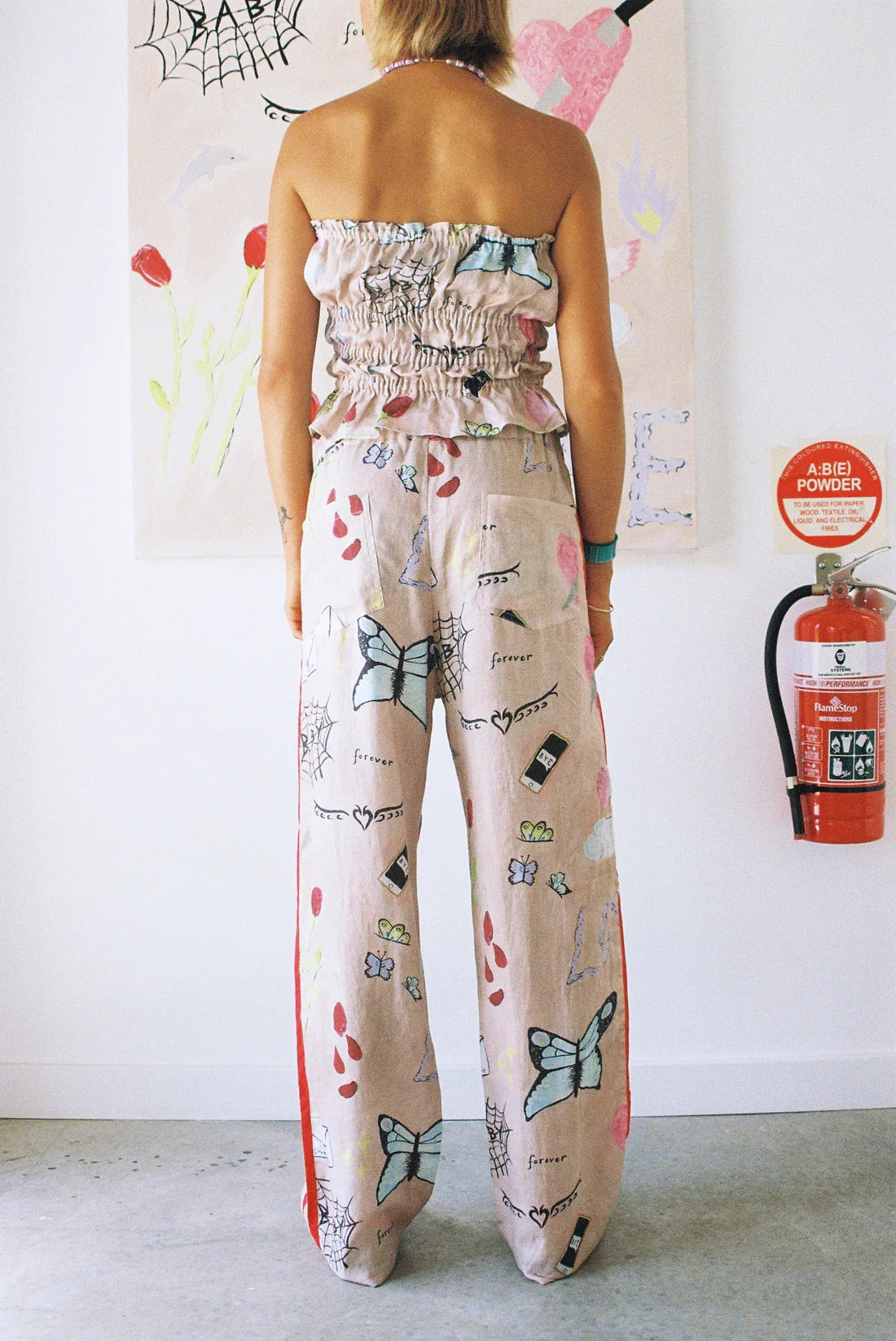 Love Letter Pants - Love Print | Lottie Hall