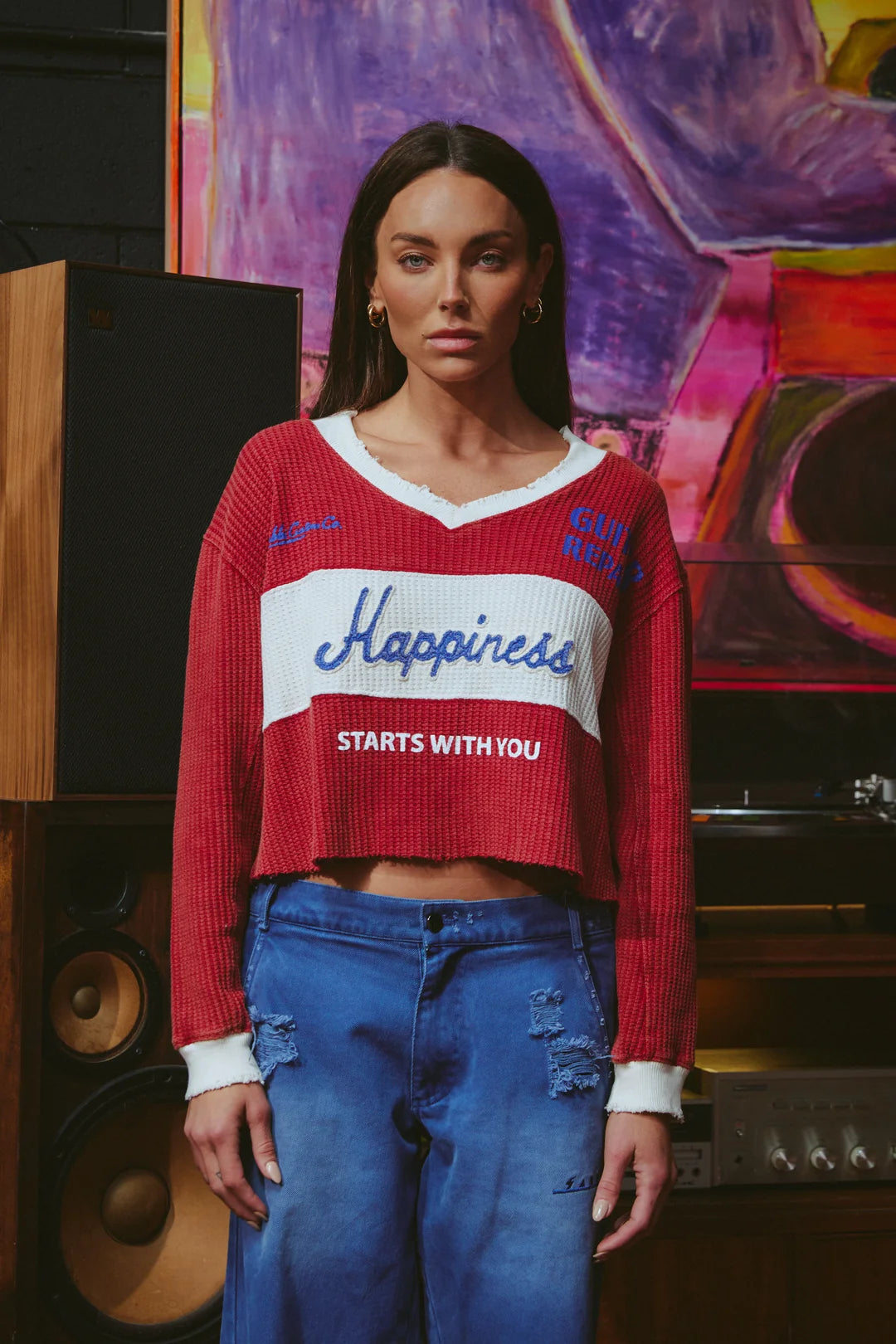 The Happiness Top - Maroon | Sabbi