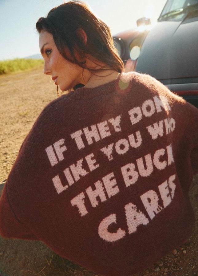 The Who The Buck Cares Knit | Sabbi