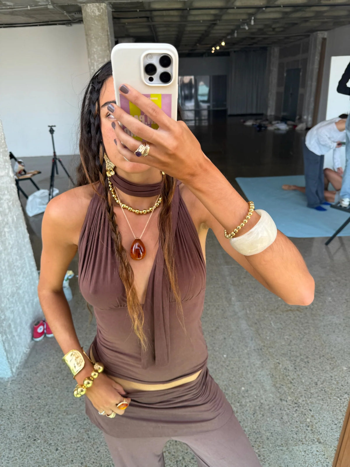 Isabella Top - Brown | Susmie’s Collection