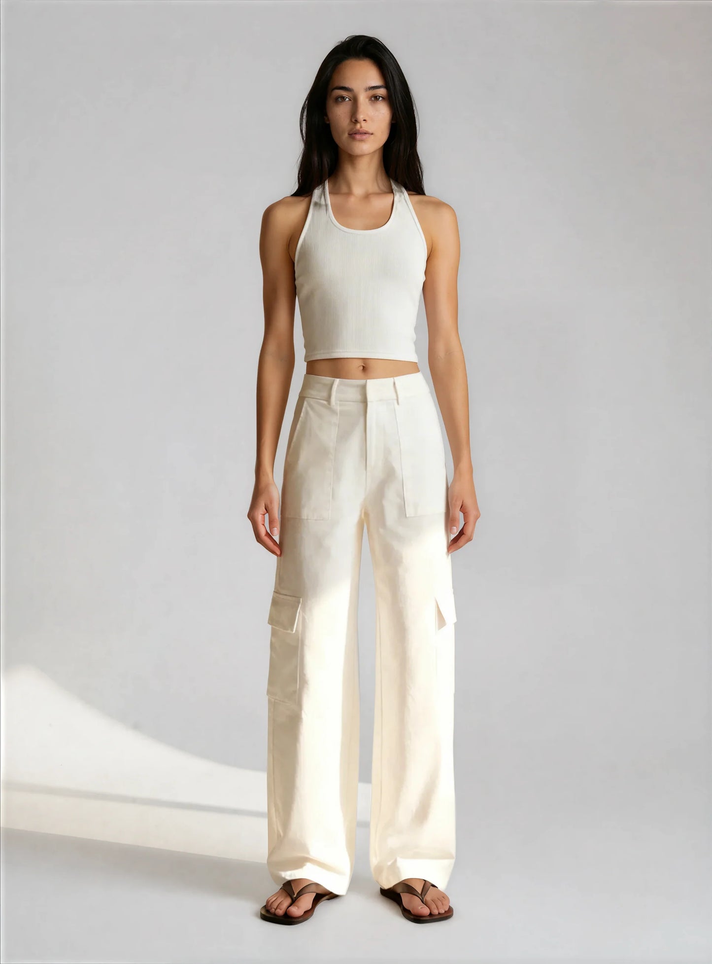 Celine Cargo Pants White | Juan & Me