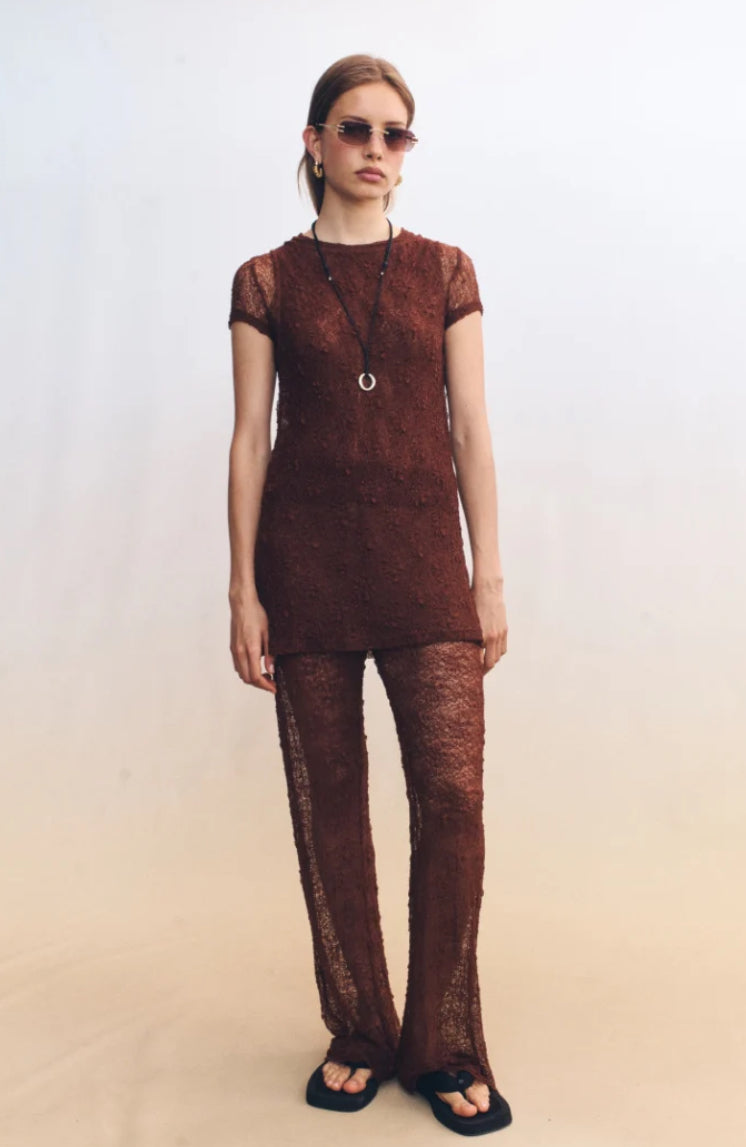 Riven Pants Brown | Blanca