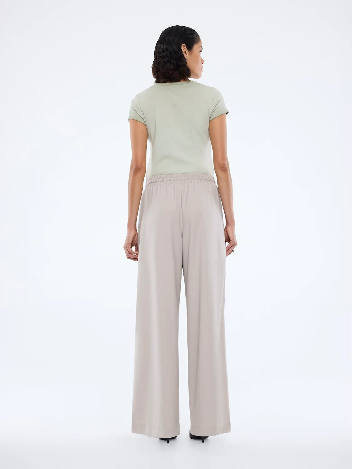 Bowie Wide Leg Pant - Sand| Ena Pelly