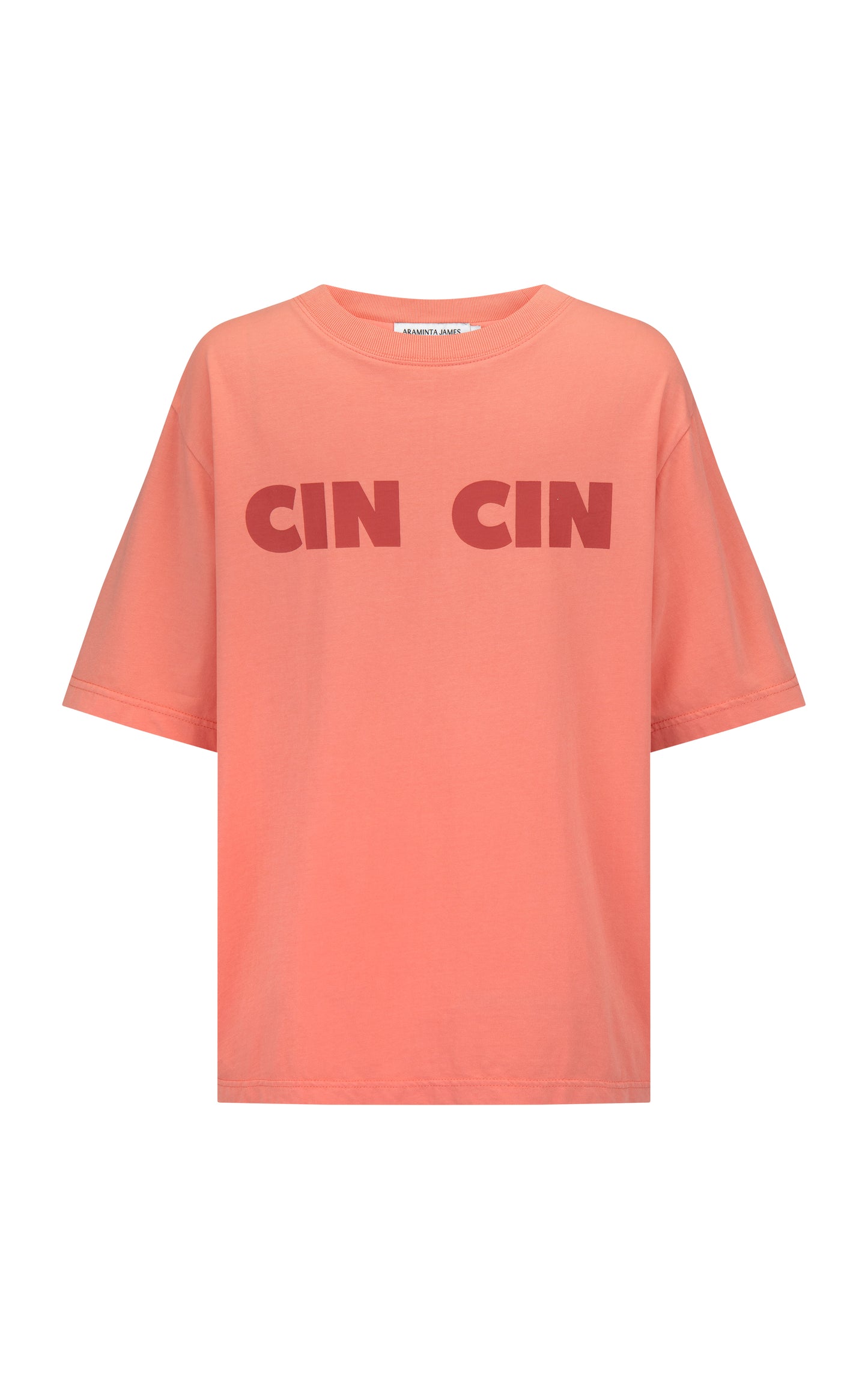 Cin Cin Tee - Bougainvillea Pink | Araminta James