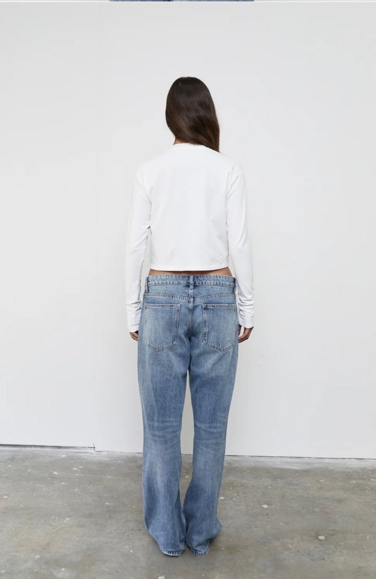 Soap Long Sleeve Top - White | Pinky & Kamal