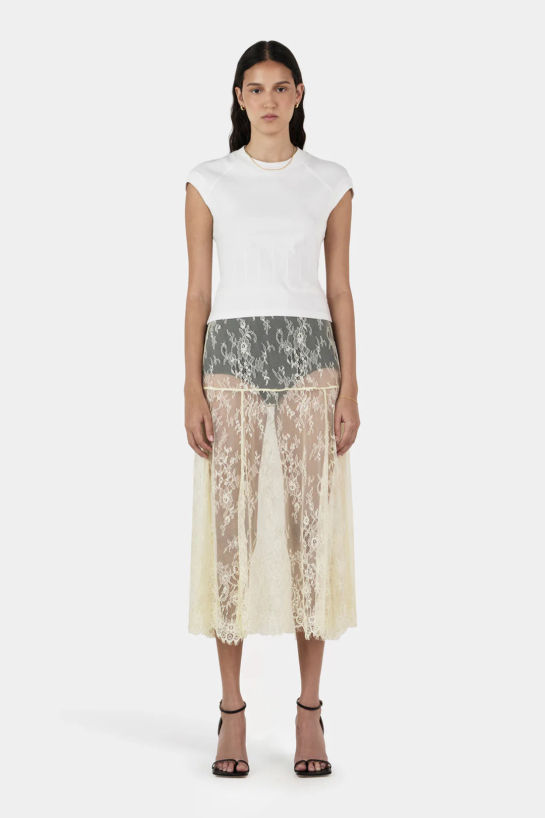 EMANUEL LACE SKIRT BUTTER | Hansen & Gretel