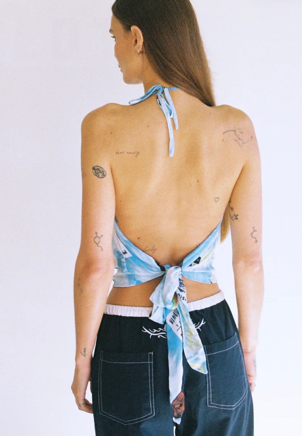 Byron Cowl Top - Sky Blue | Lottie Hall