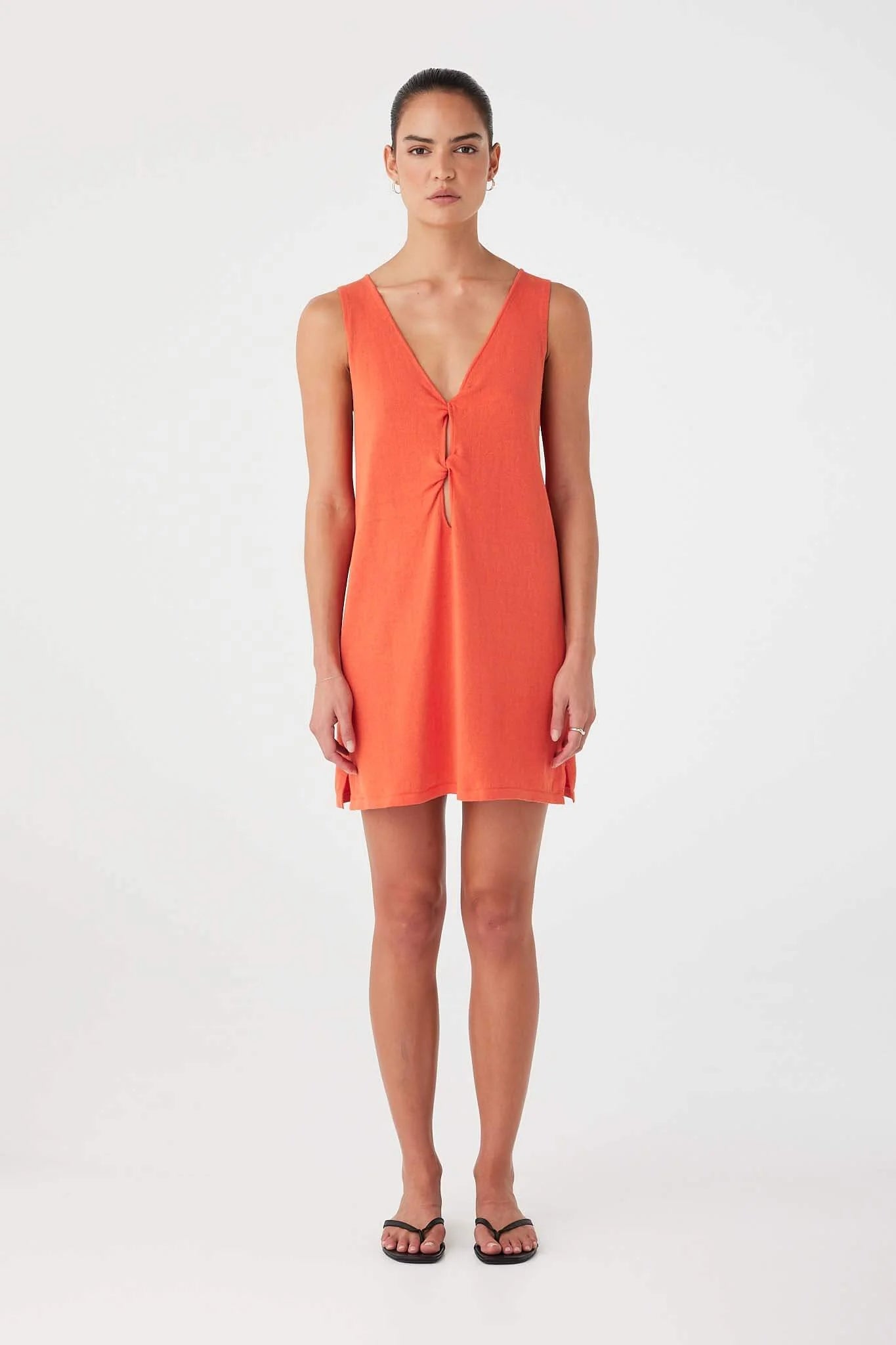 Paloma Mini Dress Mandarin | Arcaa