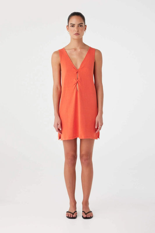 Paloma Mini Dress Mandarin | Arcaa