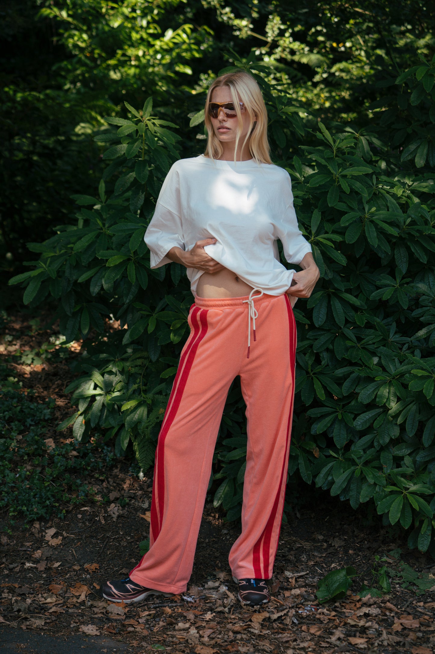 Corfu Terry Pant - Bougainvillea Pink | Araminta James