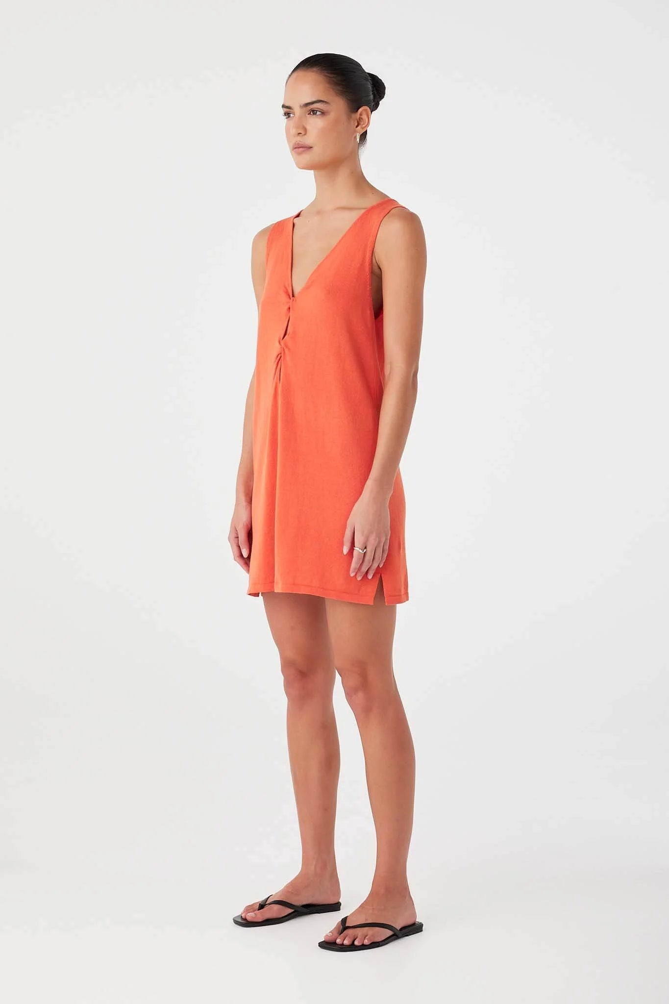Paloma Mini Dress Mandarin | Arcaa