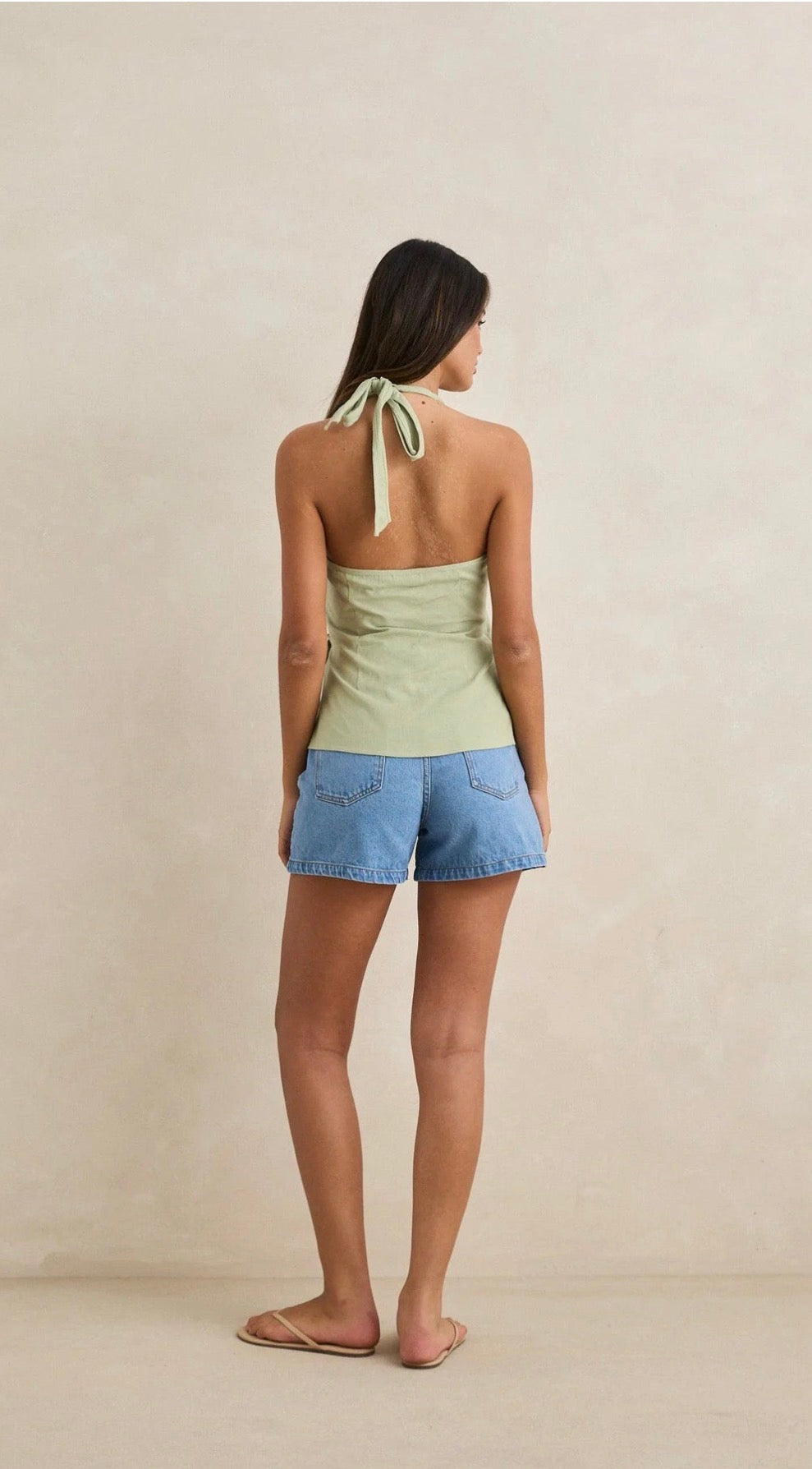 Emi Wrap Top Palm | Rhythm