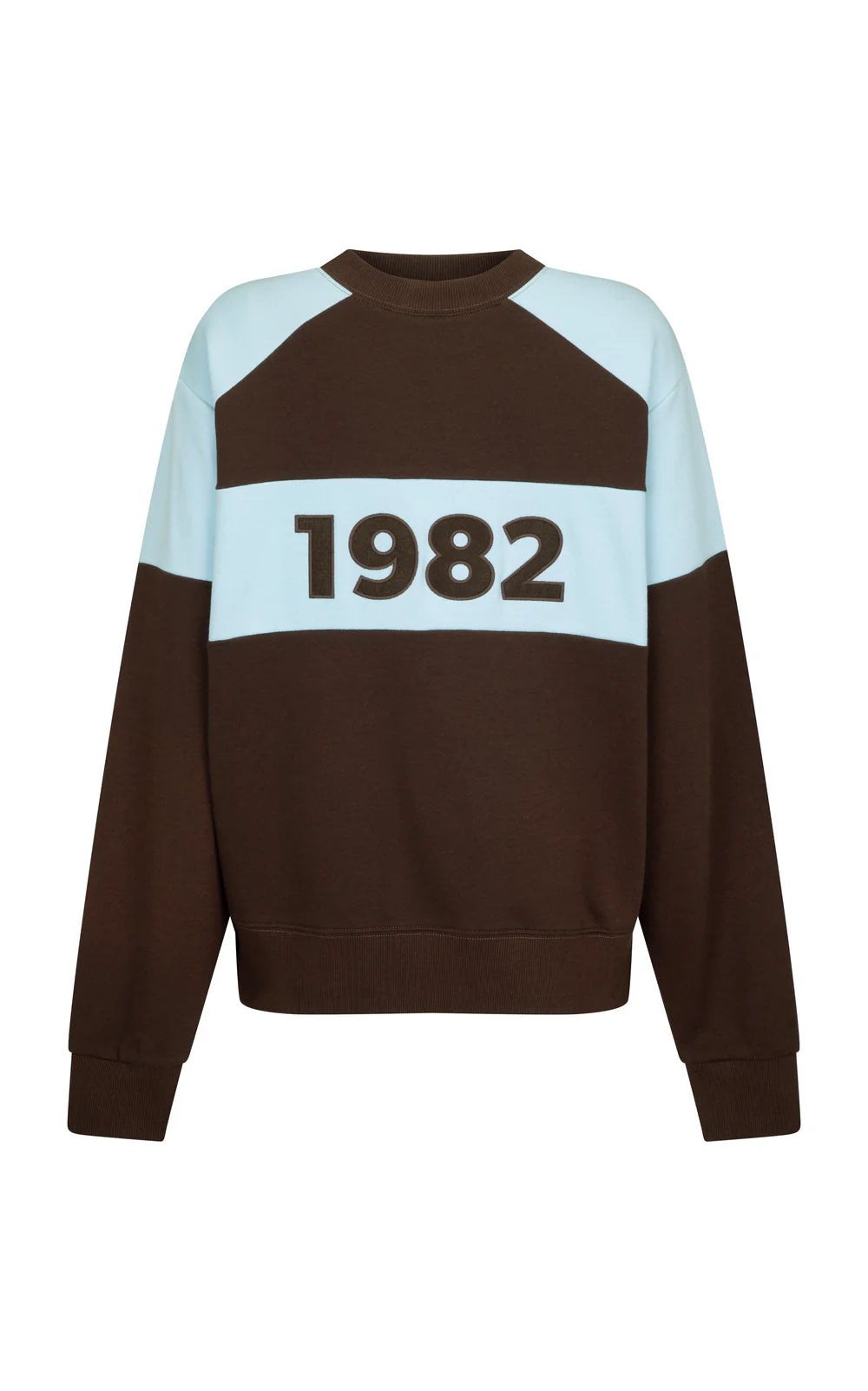 Contrast Knit Sweater - Espresso | Araminta James