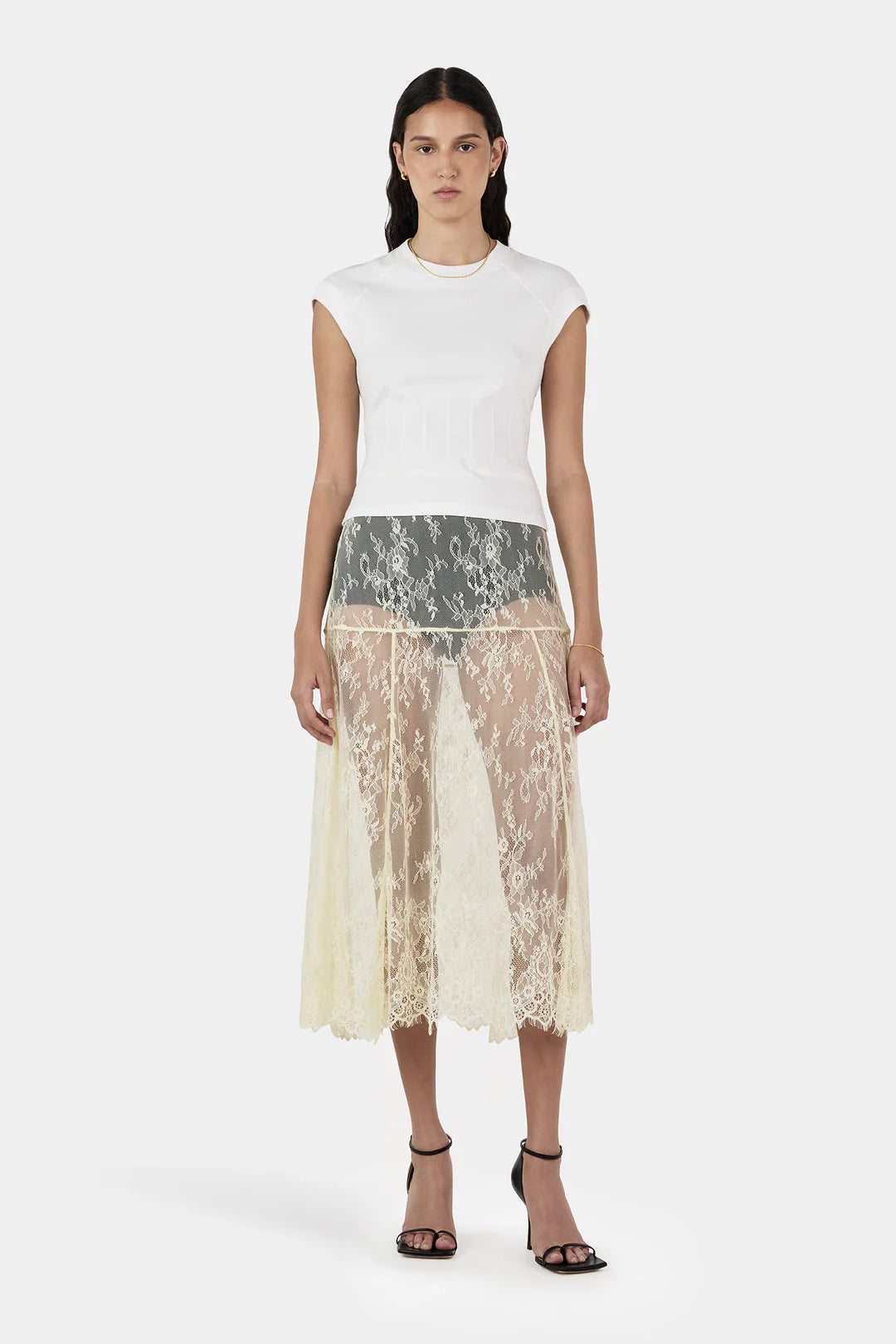EMANUEL LACE SKIRT BUTTER | Hansen & Gretel