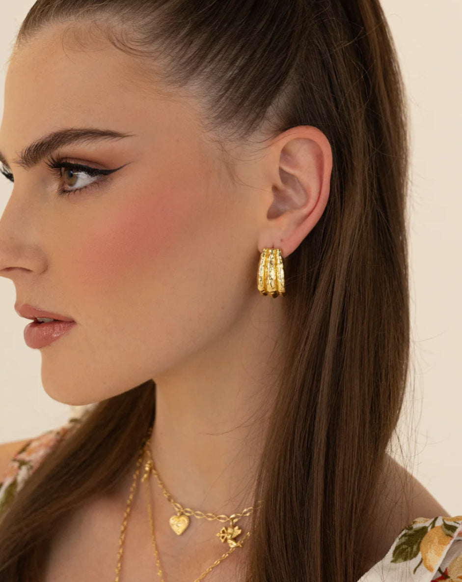 Jones Earrings Gold | Mountain & Moon