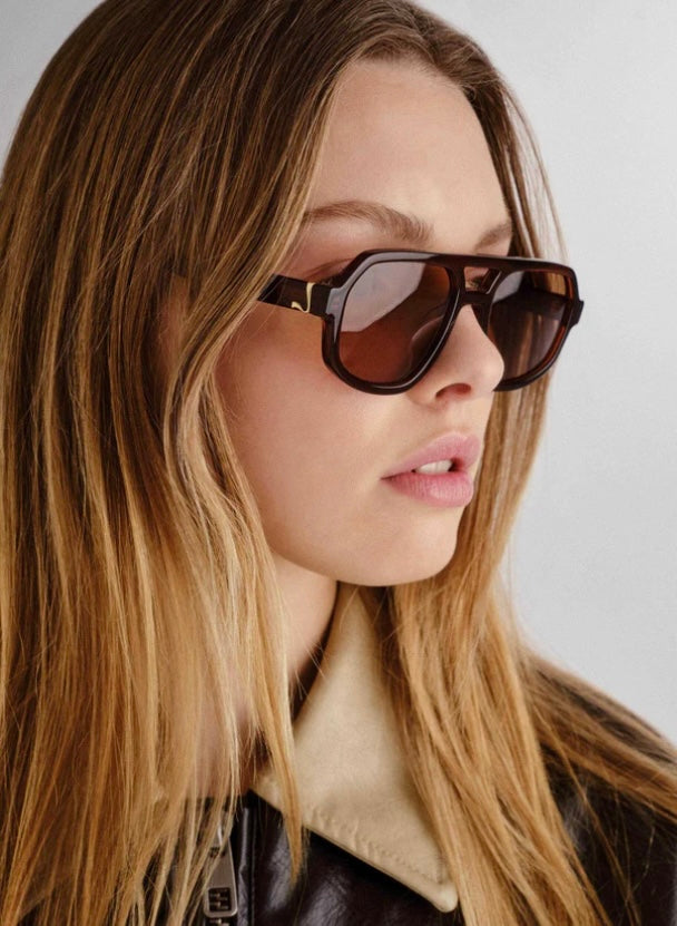 The Banks Sunglasses - Cherry Crystal | Luv Lou
