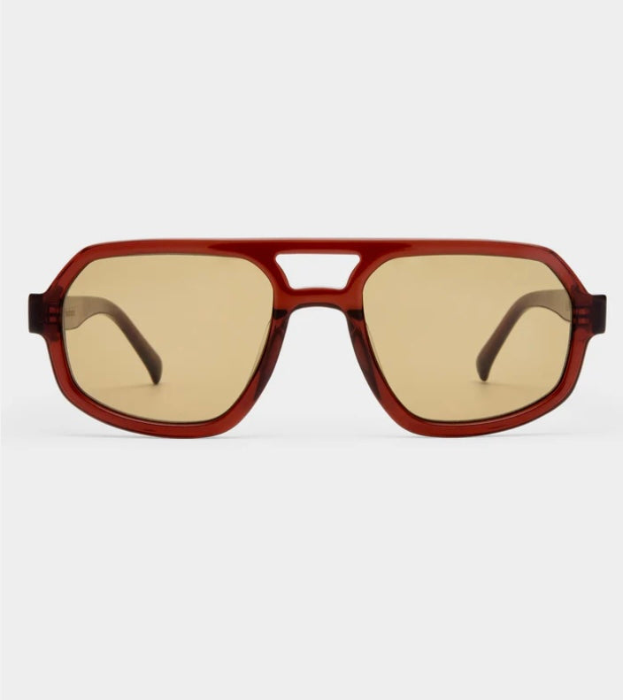 The Banks Sunglasses - Cherry Crystal | Luv Lou