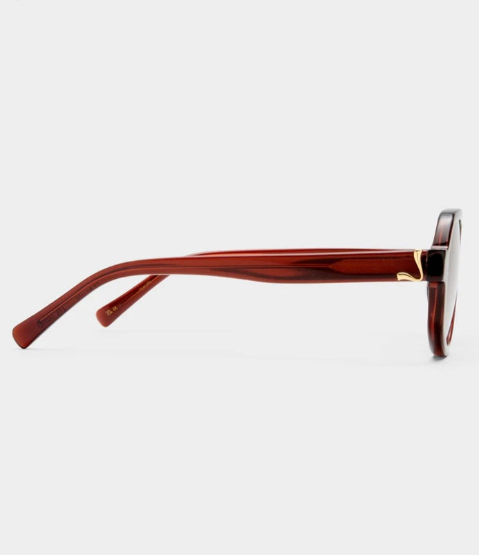 The Banks Sunglasses - Cherry Crystal | Luv Lou