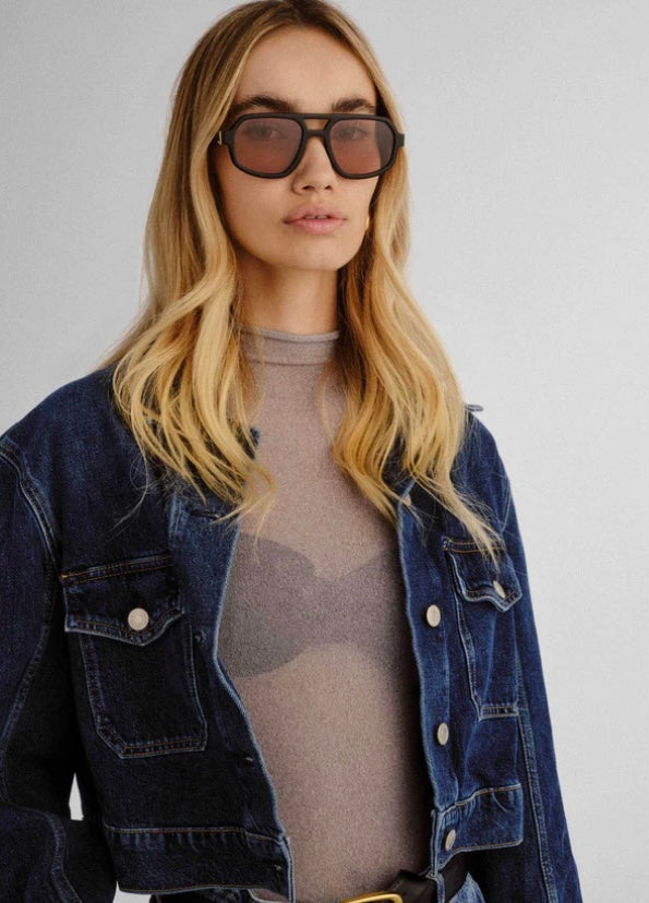 The Banks Sunglasses - Black | Luv Lou