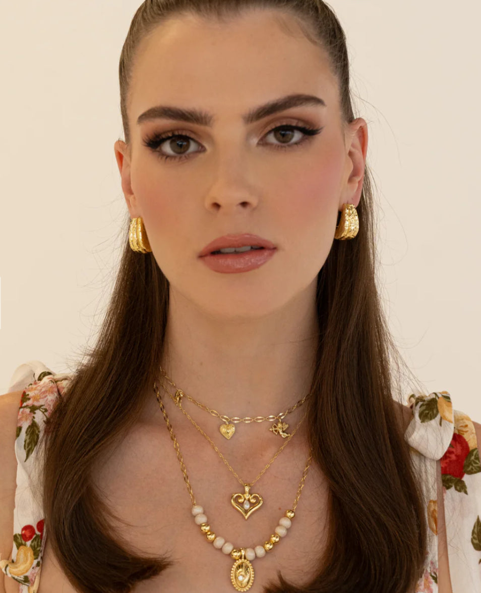 Jones Earrings Gold | Mountain & Moon