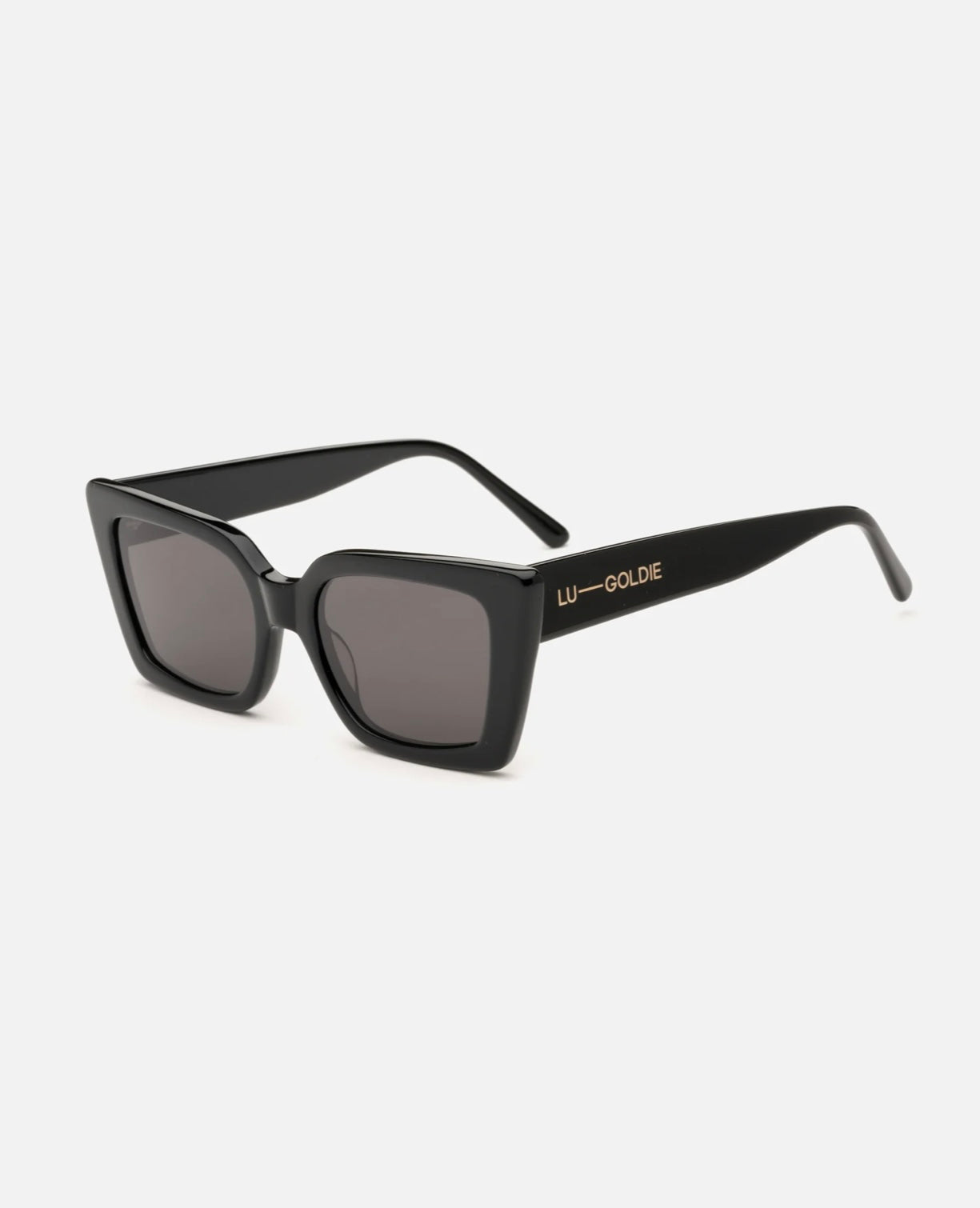 Lucia Sunglasses Black | Lu Goldie