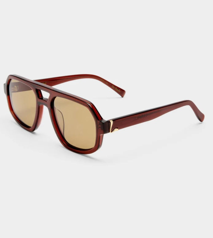 The Banks Sunglasses - Cherry Crystal | Luv Lou