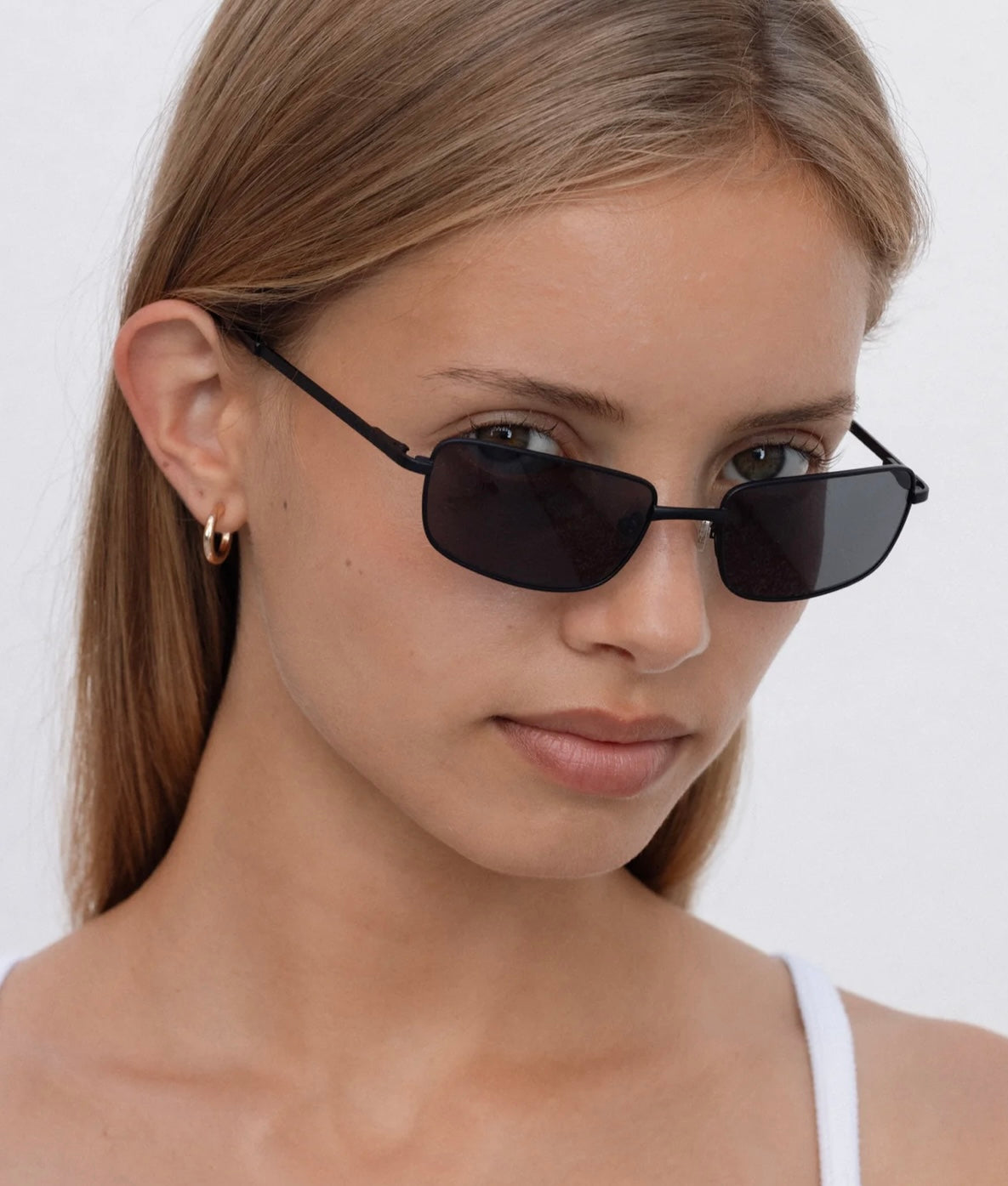 Yuki Sunglasses - Black | Lu Goldie