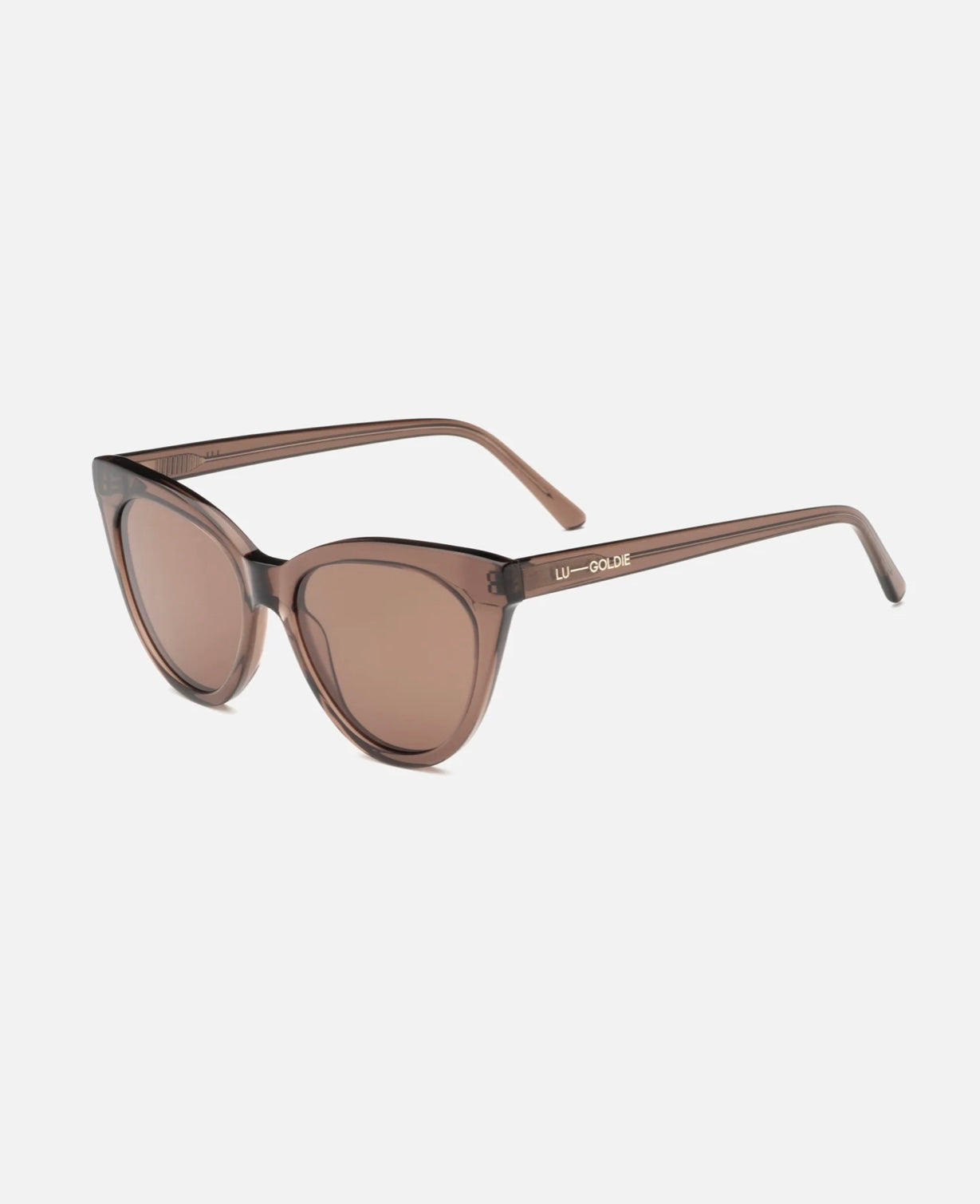 Isabella Sunglasses Coffee | Lu Goldie