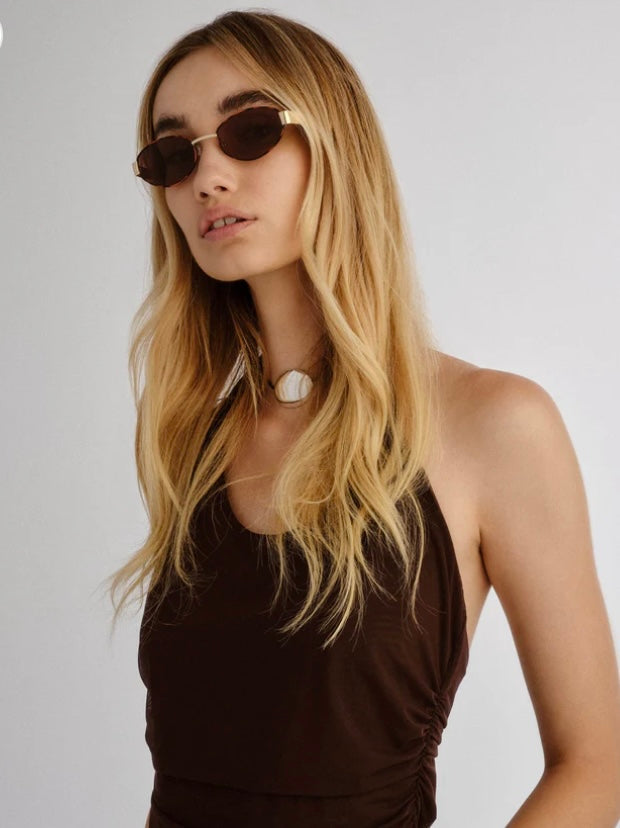 The Boston Sunglasses - Tort/Gold | Luv Lou
