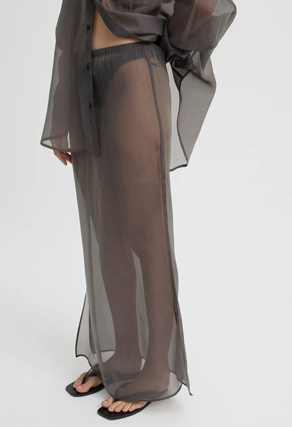 Cora Skirt- Charcoal | Blanca