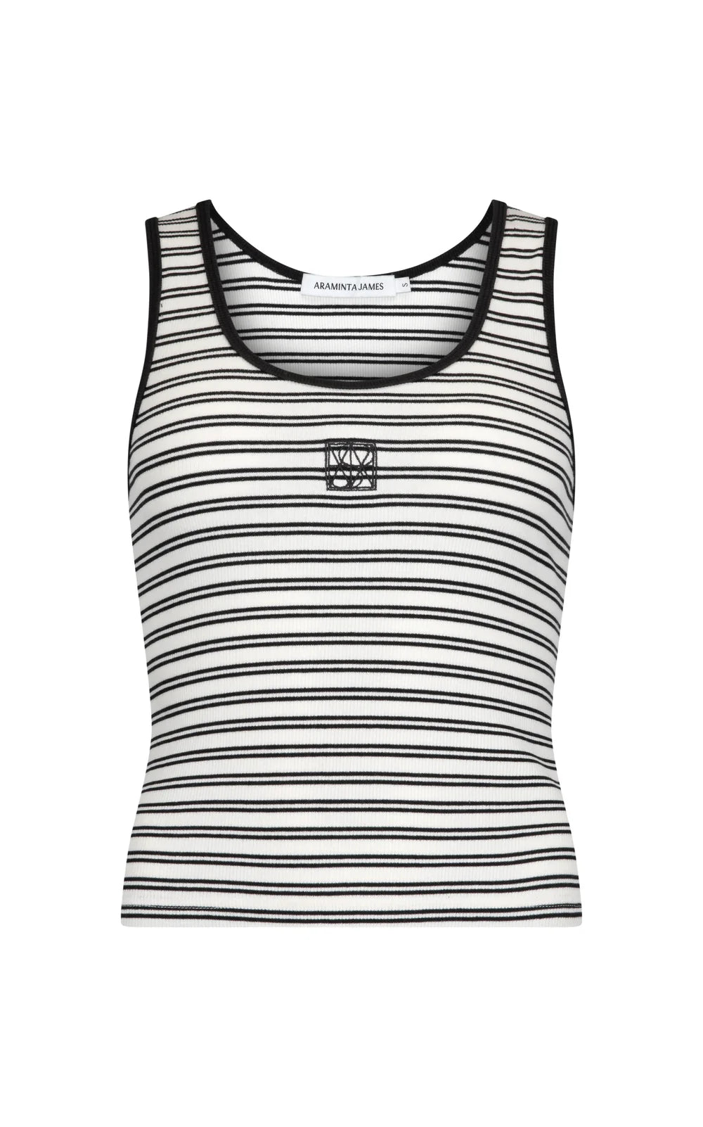 Mio Tank - Noir Stripe | Araminta James
