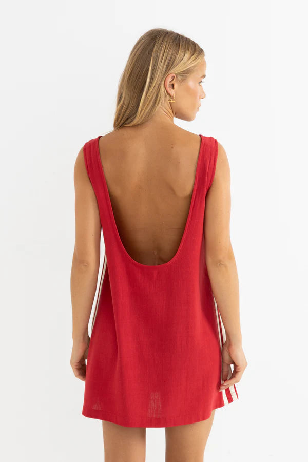 Hanalei Mini Dress - Red | Rhythm