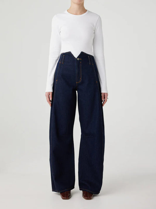 Vera Tuxedo Jean - Pure Blue | Nobody Denim