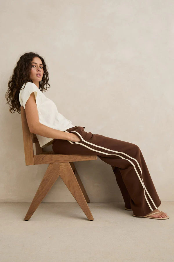 Contrast Sweatpant - Brown | Rhythm
