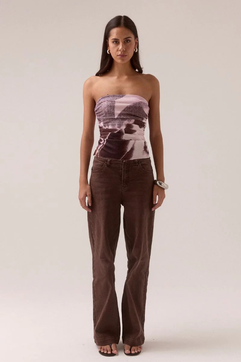 Afterlight Mesh Bodice - Raisin | Sovere